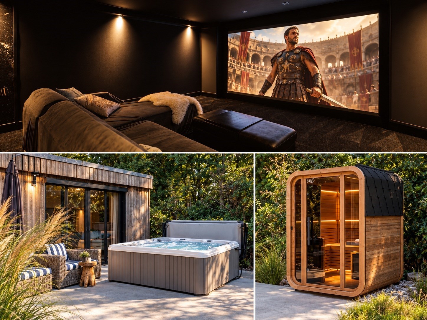 Bioscoop & BBQ/DINER & Bubbelbad & Booz & Sauna. Alles privé!