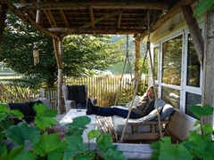 Cowboy chique chalet met houtgestookte hottub Cowboy chique chalet met houtgestookte hottub