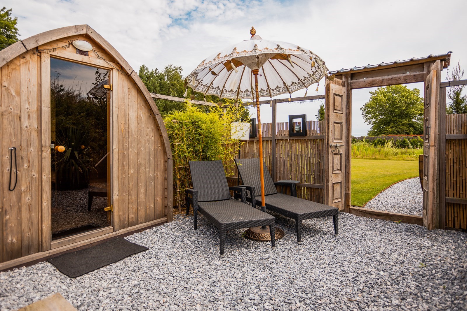 Tiny House met privé buitensauna en hottub