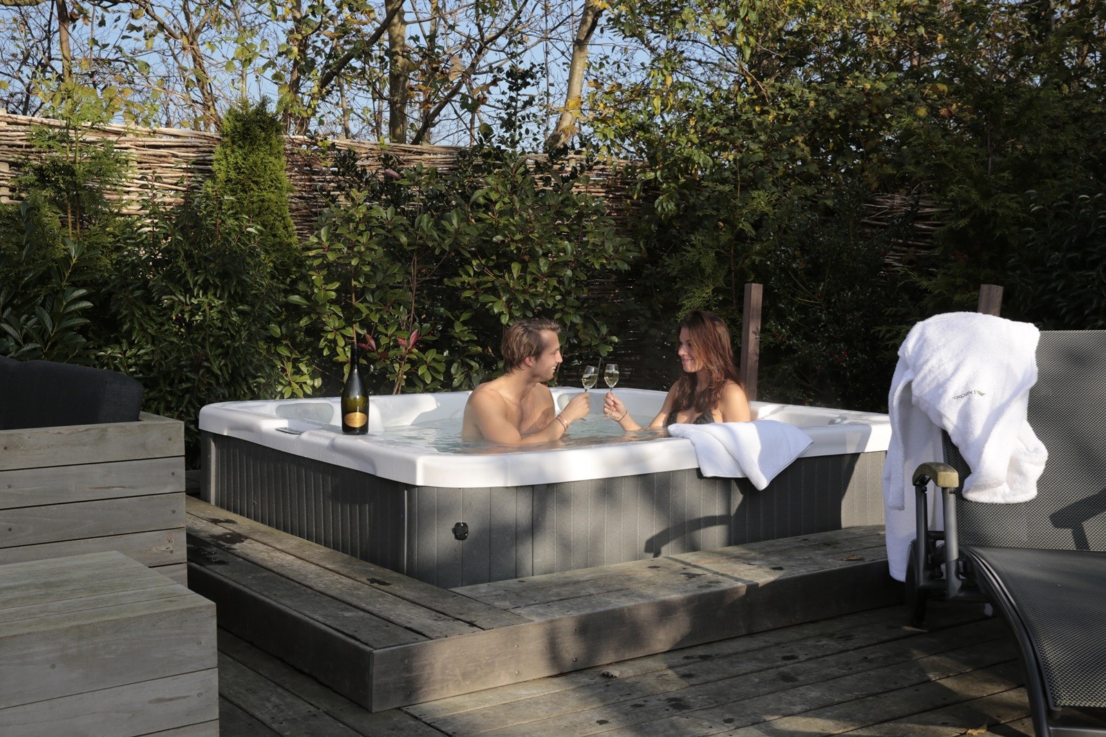 Duinhuisje met whirlpool & sauna