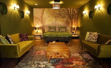 Wellness / bioscoop suite met jacuzzi en sauna Wellness / bioscoop suite met jacuzzi en sauna