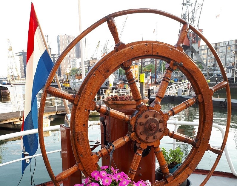 Prachtig vakantie'huis' op voormalig vrachtschip