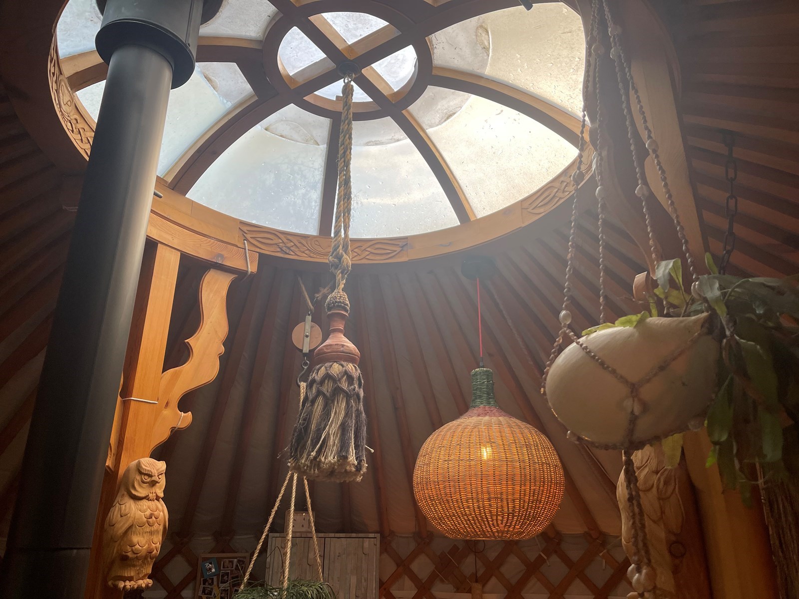 Romantische Yurt met Hot tub