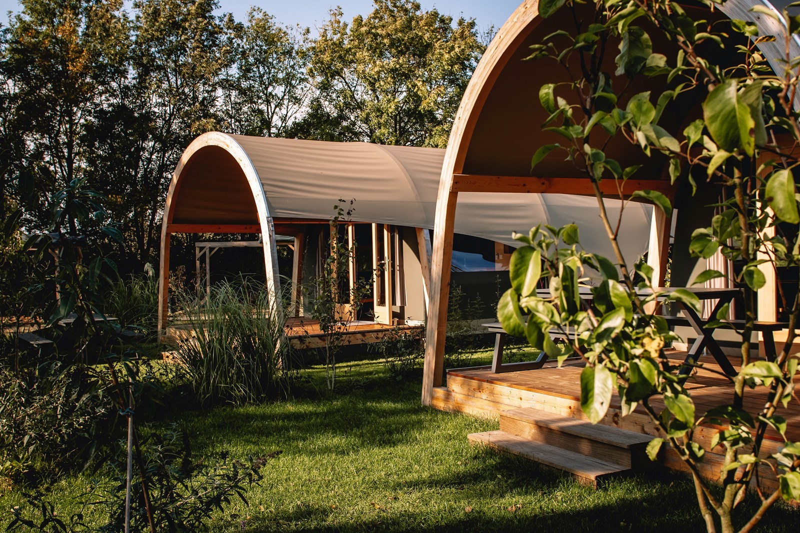 Bijzonder overnachten in een Duin Glamp