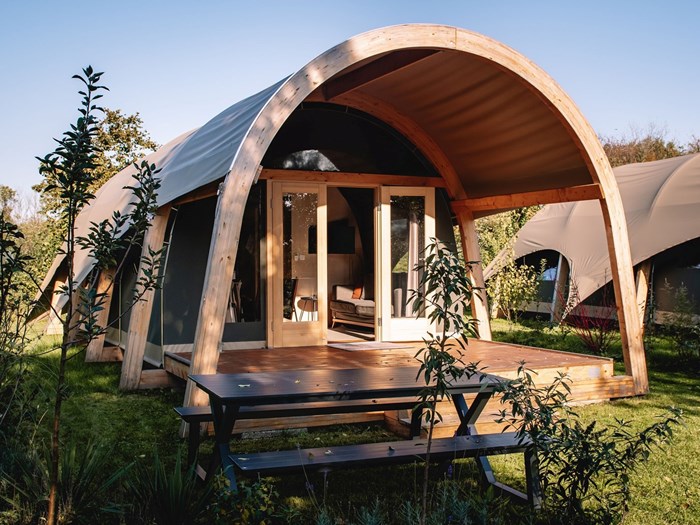 Bijzonder overnachten in een Duin Glamp Bijzonder overnachten in een Duin Glamp