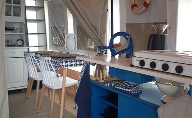 Safaritent in Scandinavische stijl Safaritent in Scandinavische stijl