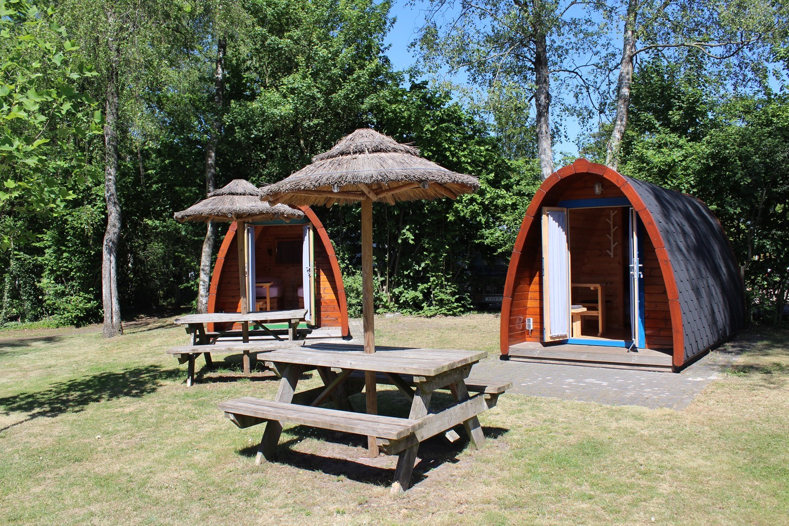 POD voor 4 personen. Een leuk nachtje weg met het gezin