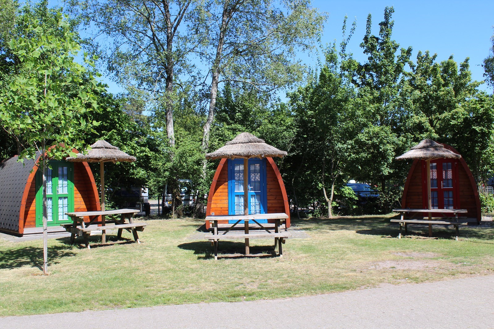 POD voor 4 personen. Een leuk nachtje weg met het gezin