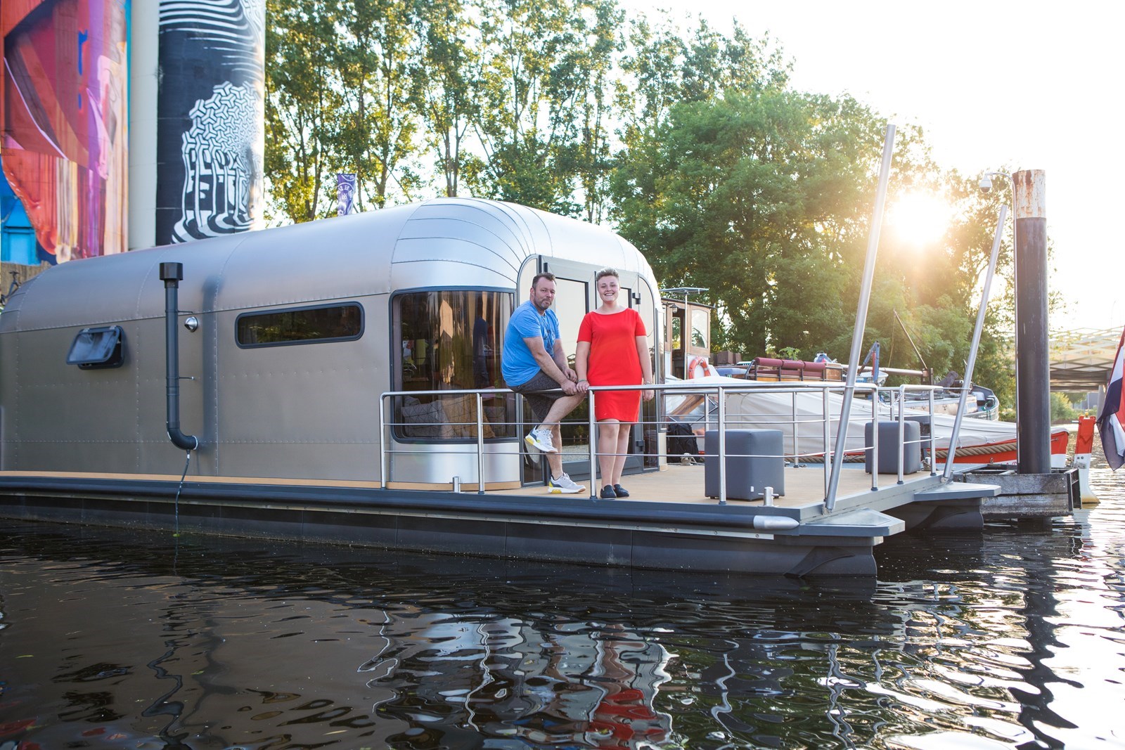 Aluminium Eco Floating house 