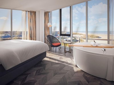 Luxe zeezicht kamer in Scheveningen Luxe zeezicht kamer in Scheveningen