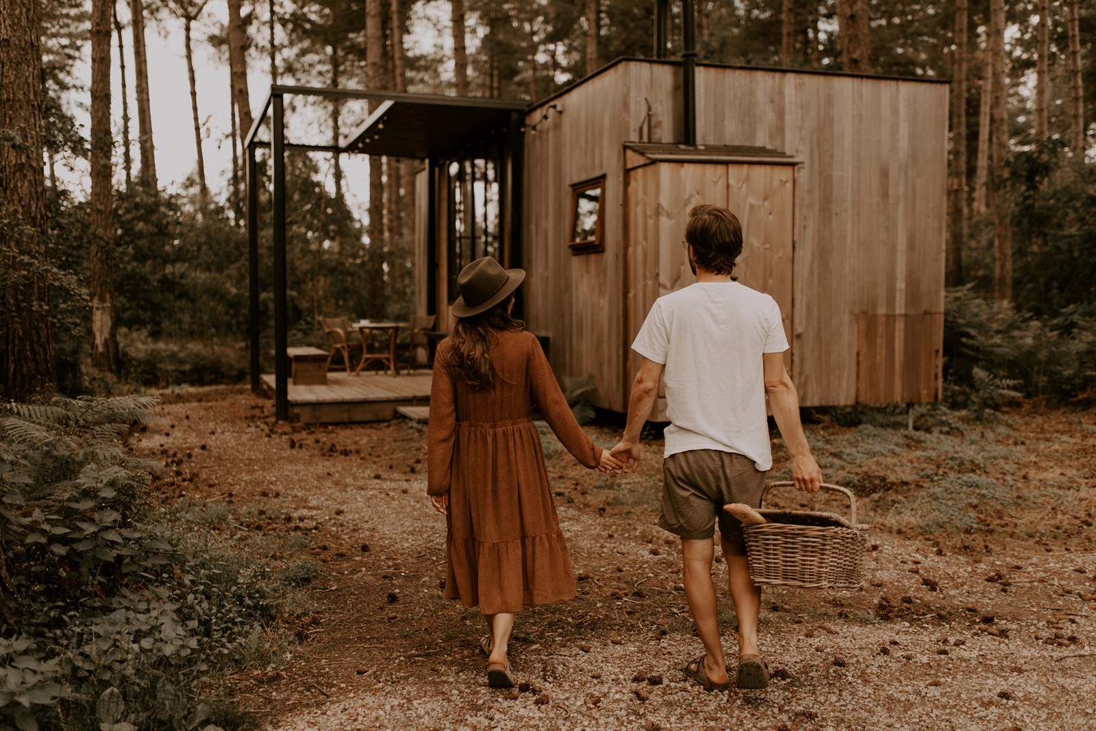 Tiny house in het bos
