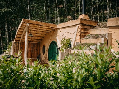 Hobbit huisje met hottub Hobbit huisje met hottub