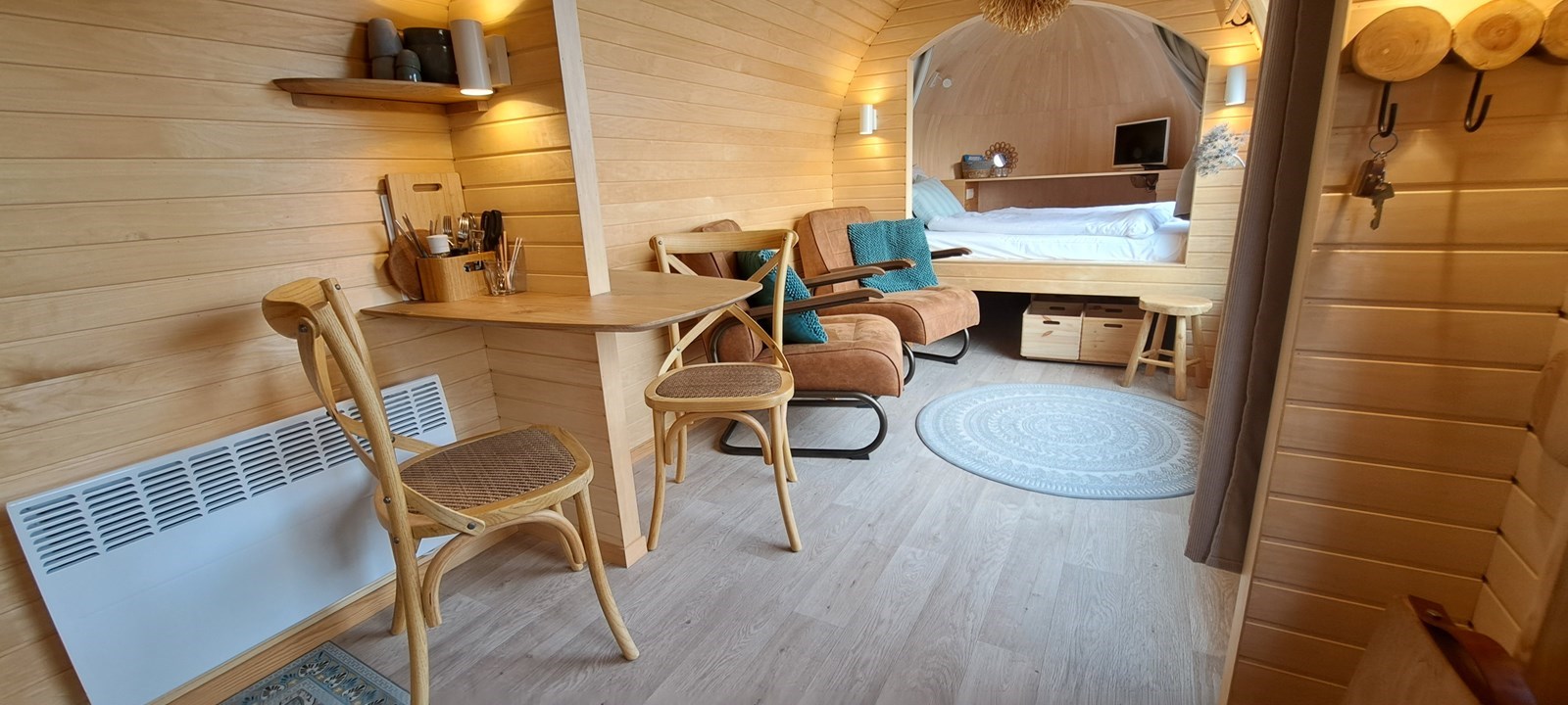 Uniek Tiny House bij het strand