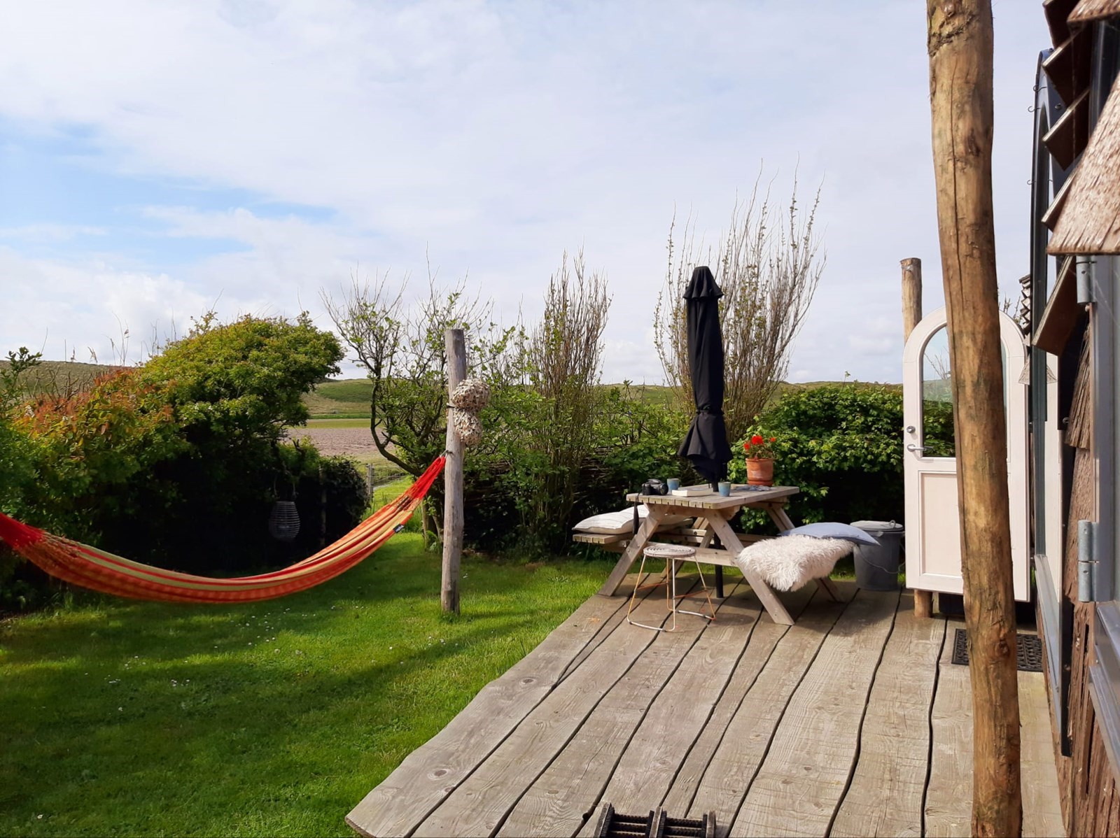 Tiny House op 20 minuten lopen van het strand en de zee
