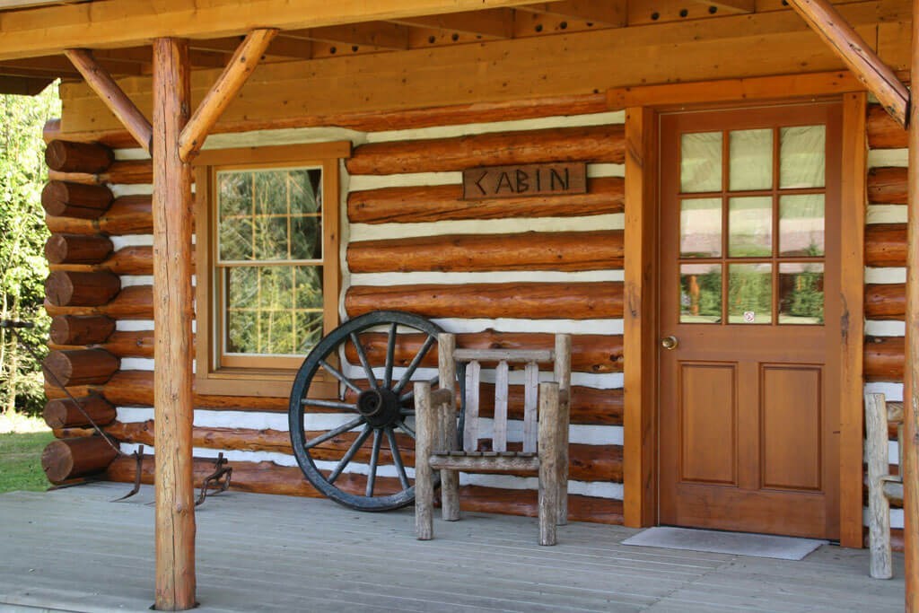 Amerikaanse Pioneers cabin