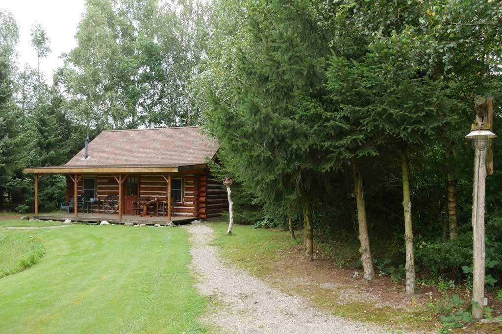 Amerikaanse Pioneers cabin