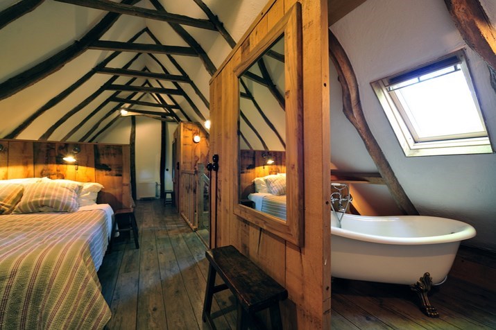 Slapen in een monumentale schaapskooi die meer dan 200 jaar oud is, maar volledig is omgetoverd tot een comfortabele vakantiewoning