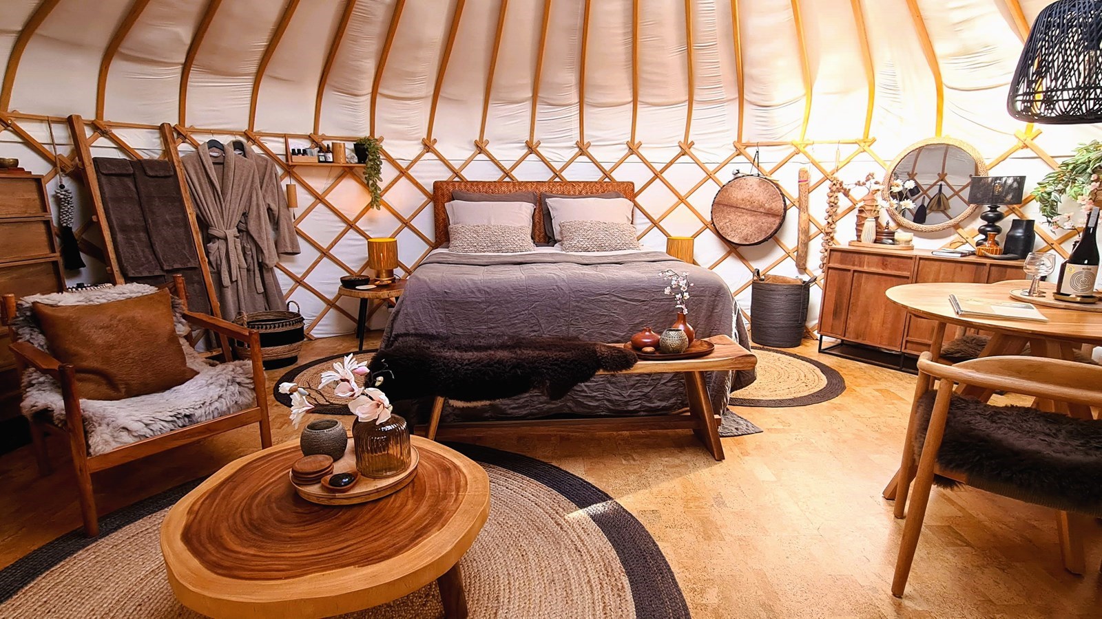 Luxe en stijlvolle yurt voor dé ultieme glamping experience