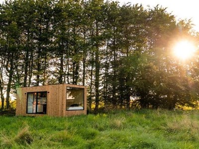Tiny House met zicht op schapen en alpaca's Tiny House met zicht op schapen en alpaca's