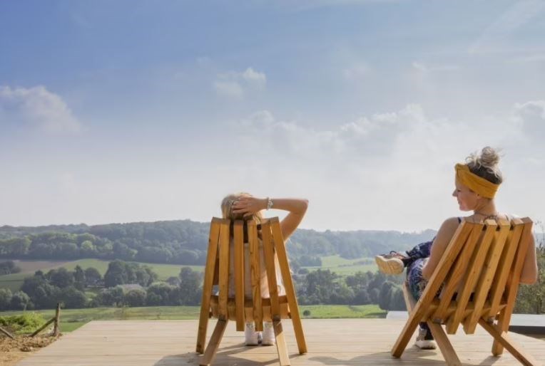 Cottage in het heuvellandschap 