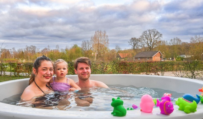 Ridders & prinsessen bungalow mét bubbelbad en sauna