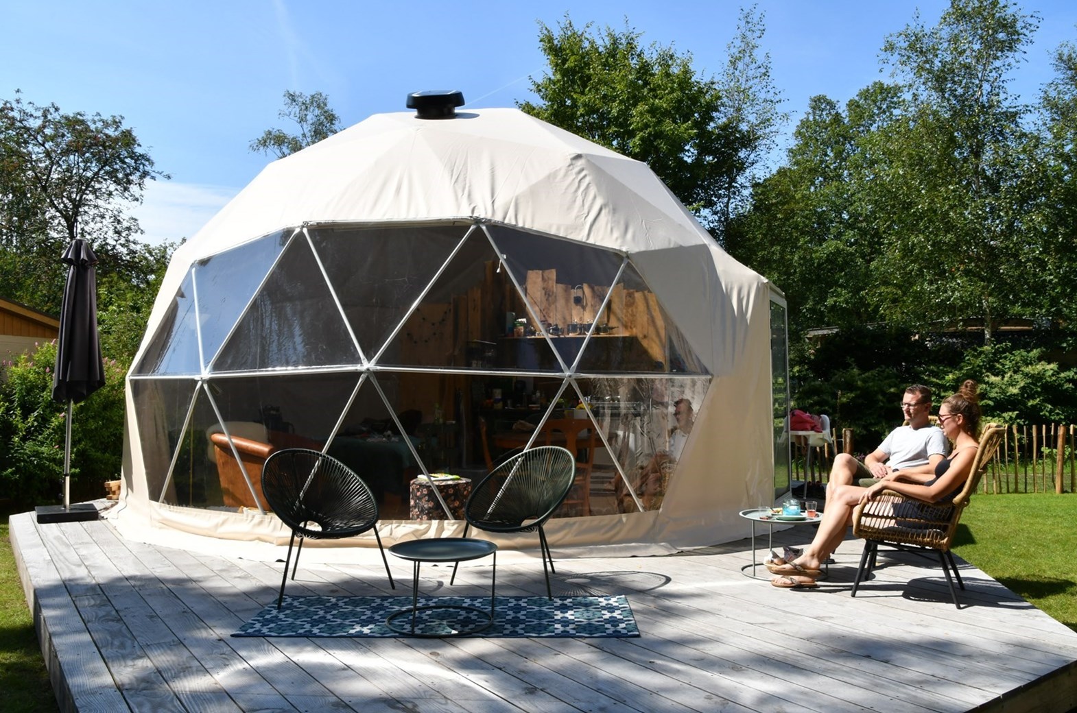 Zuigeling Snoep geboren Glamping Dome tent - OrigineelOvernachten
