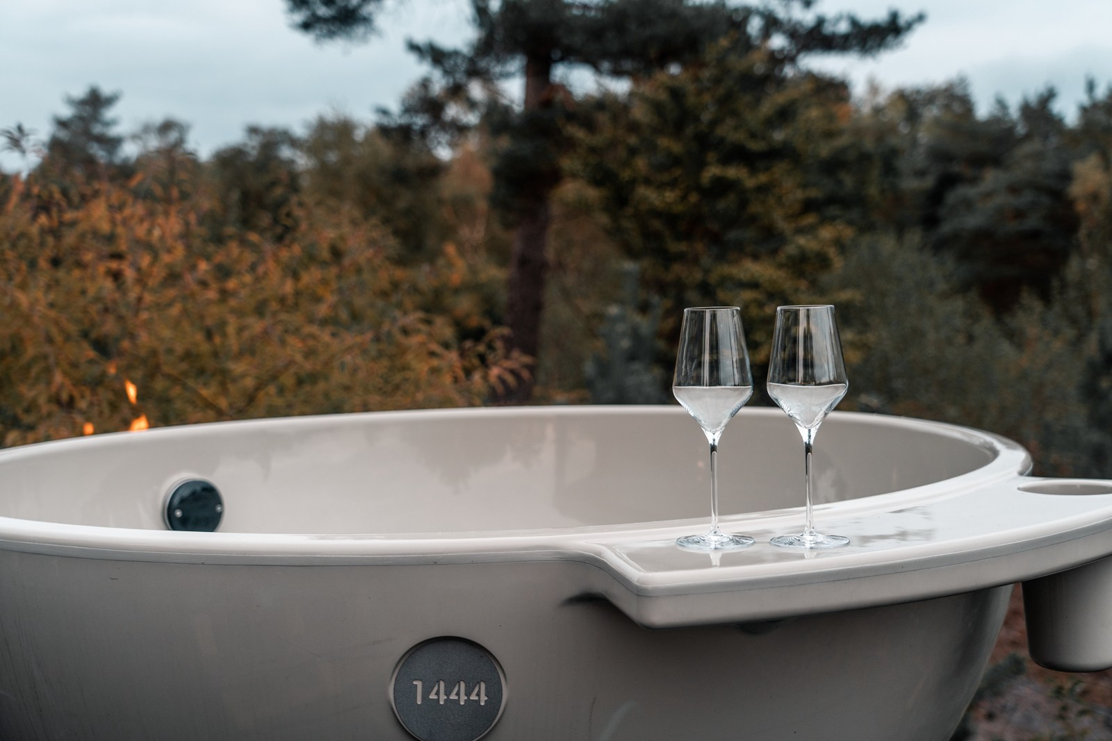 Outdoor suite met hottub of sauna op de Veluwe