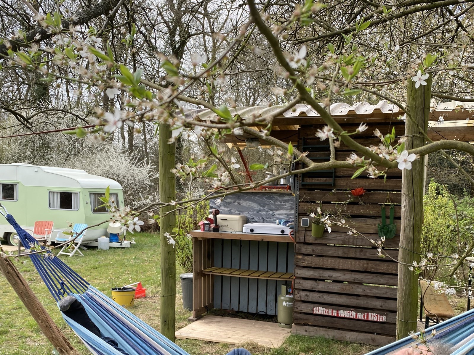 Vintage Sprite in de Tuinen van Weldadigheid