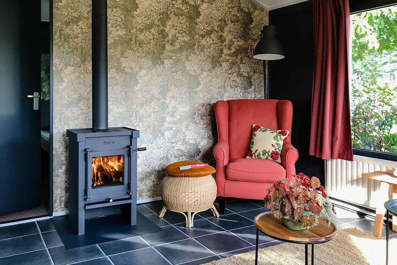 Vakantiehuisje op de Veluwe onder de kastanjeboom