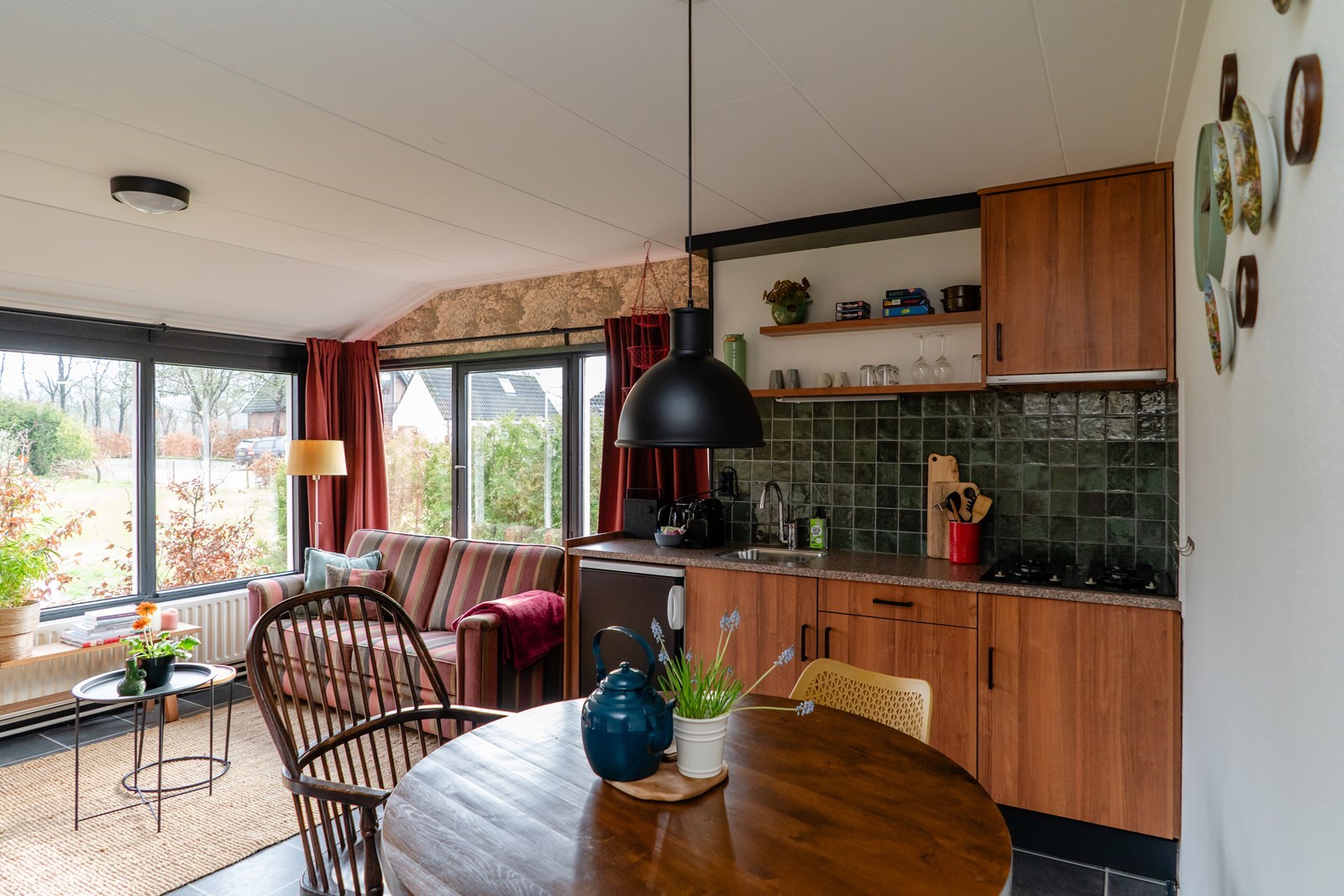 Vakantiehuisje op de Veluwe onder de kastanjeboom