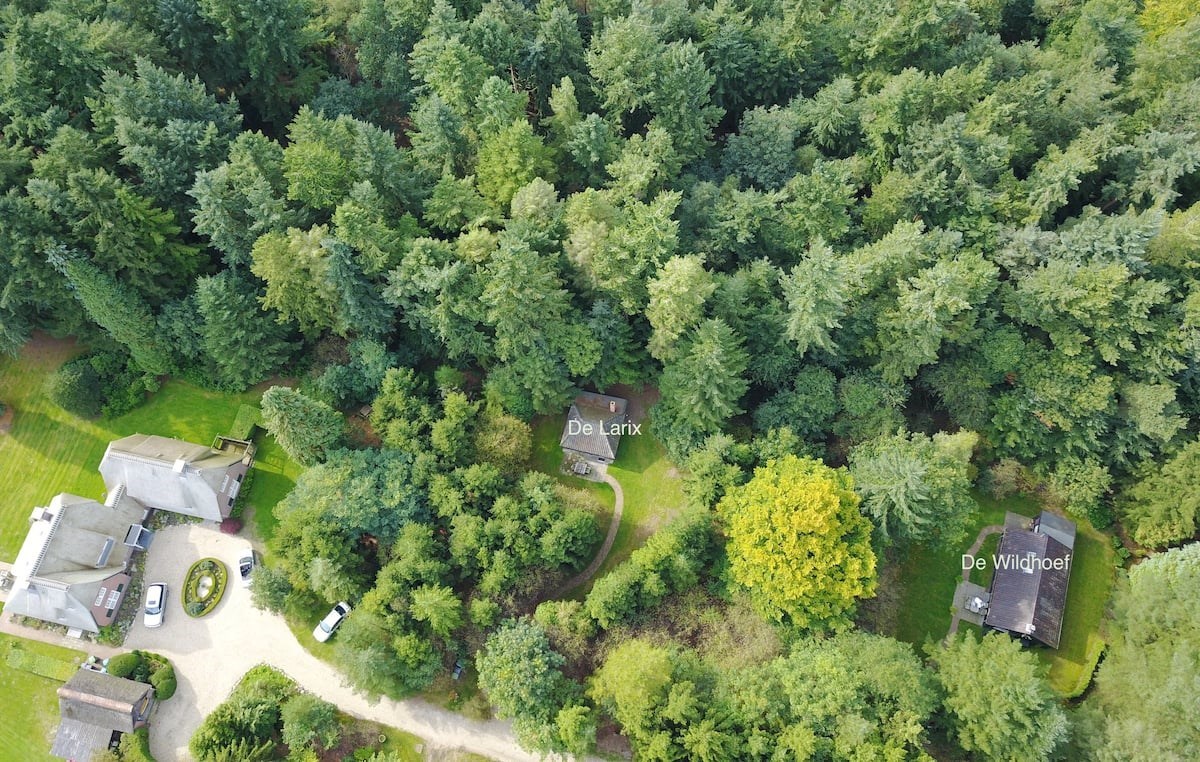 Authentiek houten huisje op een Veluws landgoed