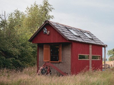 Tiny House met eigen badhuisje Tiny House met eigen badhuisje
