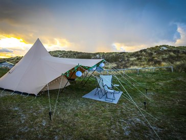 Bohemien Tipi tent op Vlieland Bohemien Tipi tent op Vlieland
