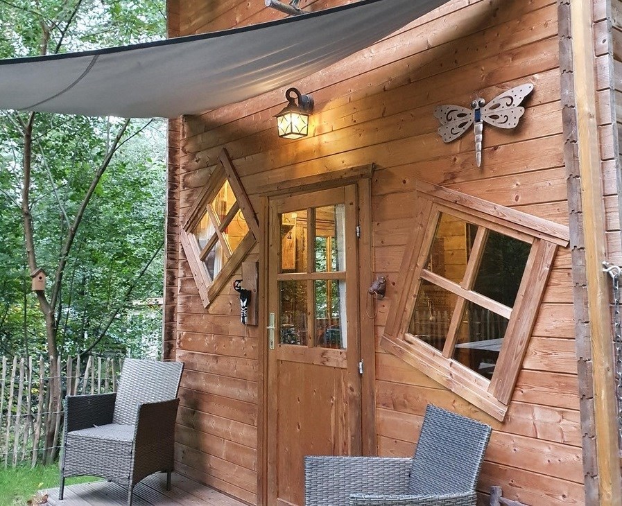 Slapen in een Vogelhuisje