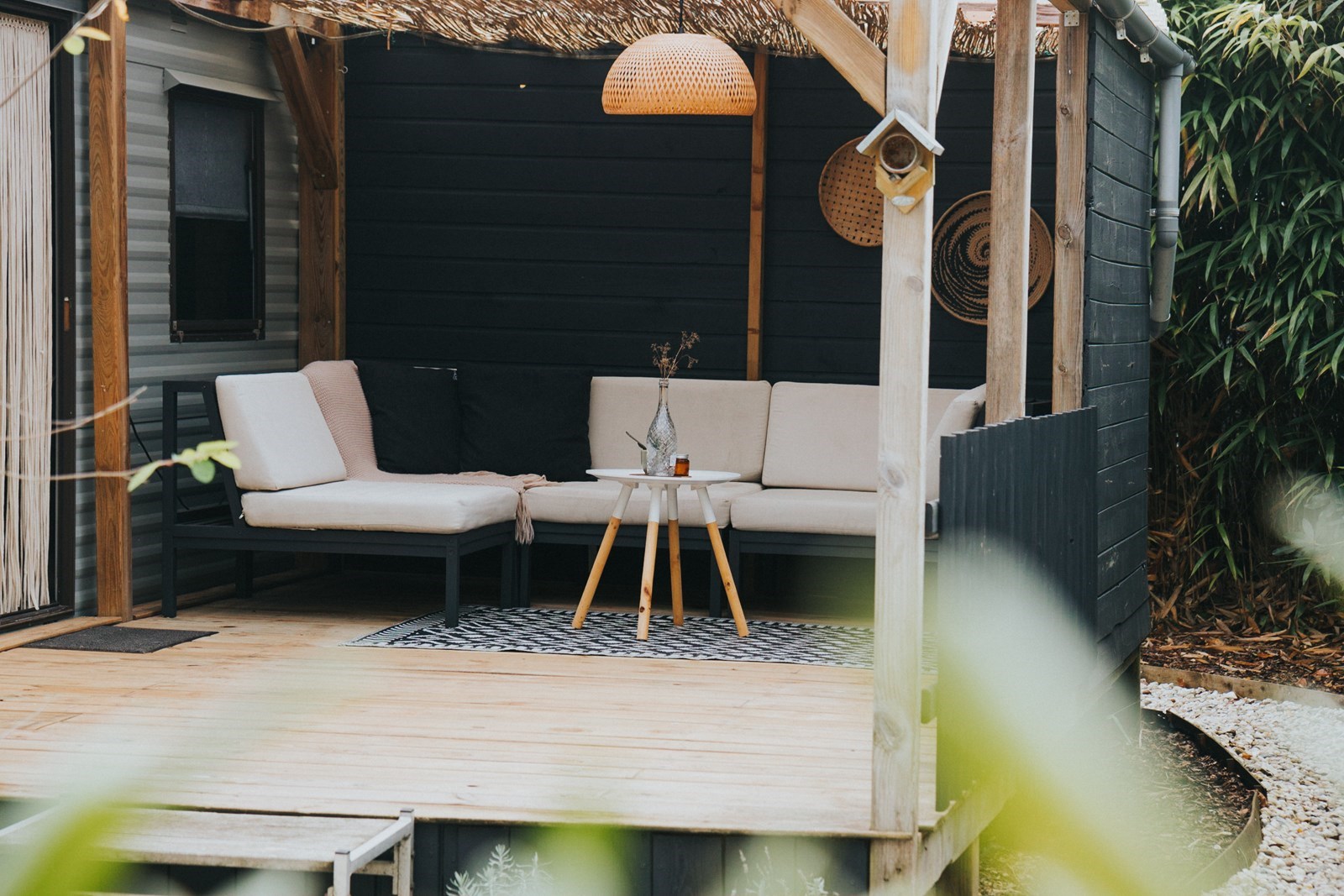 Hippe stacaravan op de Noord-Veluwe