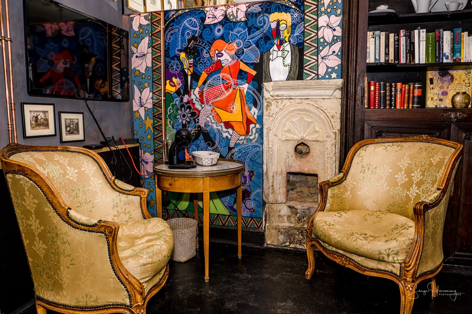 Peggy's Belle Epoque kamer in een Kasteel