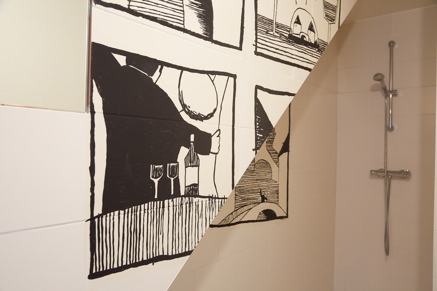 Kunstkamers ingericht door een kunstenaar uit de streek