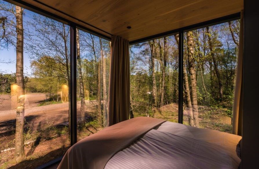 Origineel overnachten in een Spiegel huisje