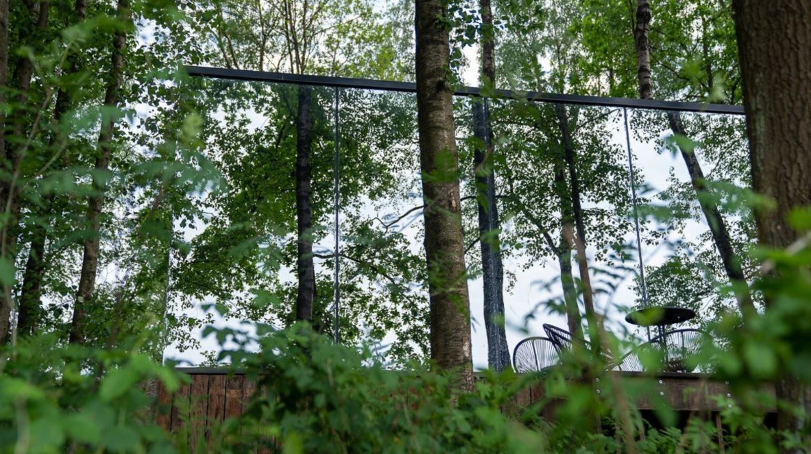 Origineel overnachten in een Spiegel huisje