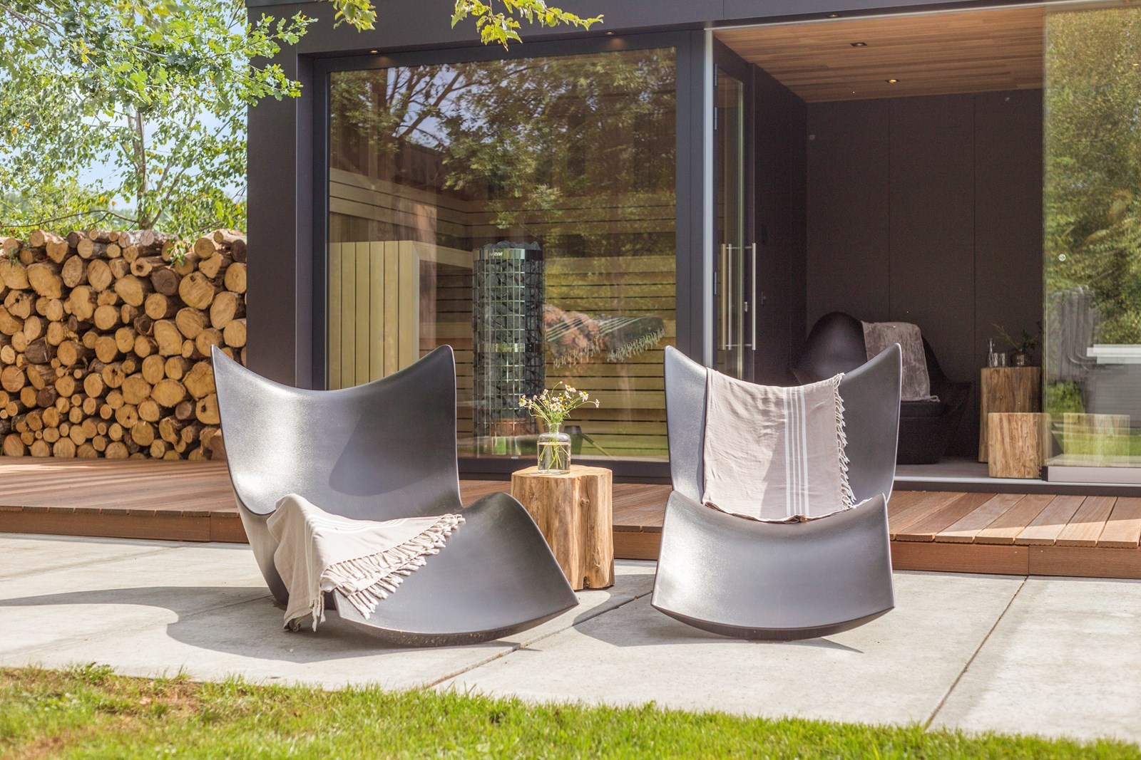 Wellness tussen de Brabantse weilanden met whirlpool en Finse sauna