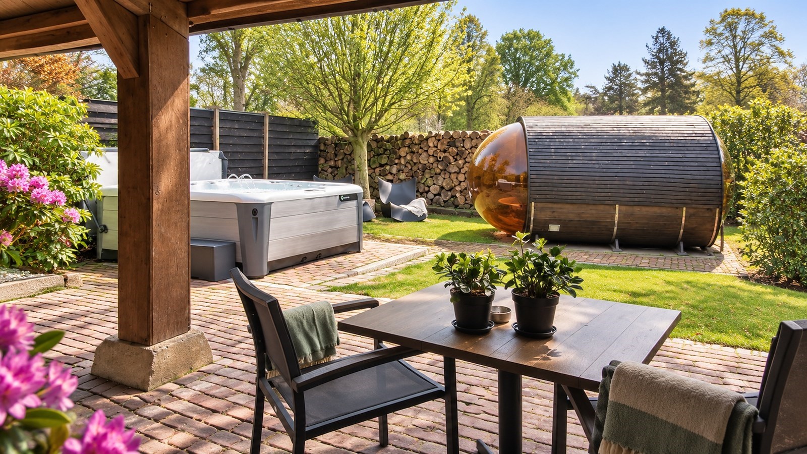 Luxe loft met privésauna en whirlpool