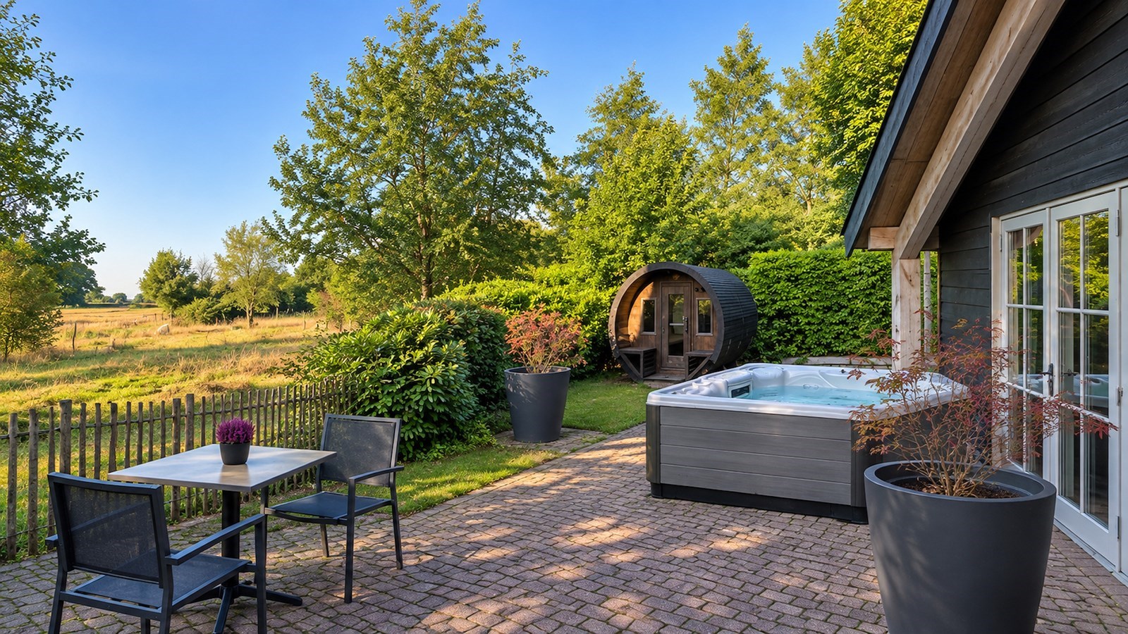 Suite met je eigen wellness-tuin