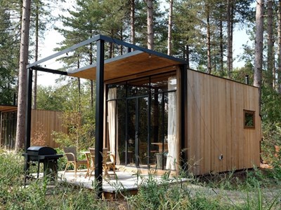 Knus Tiny House in het bos Knus Tiny House in het bos