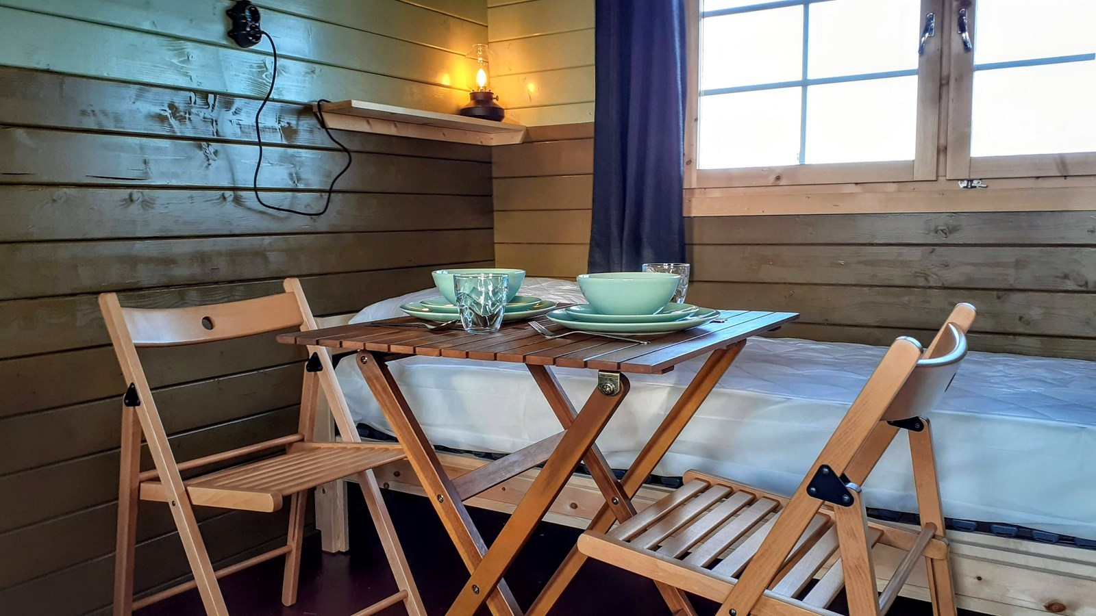 Trekkershut bij Poldermolen de Puollen