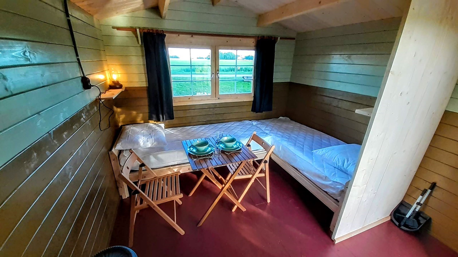 Trekkershut bij Poldermolen de Puollen