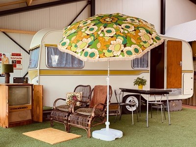 Retro indoor camping Retro indoor camping