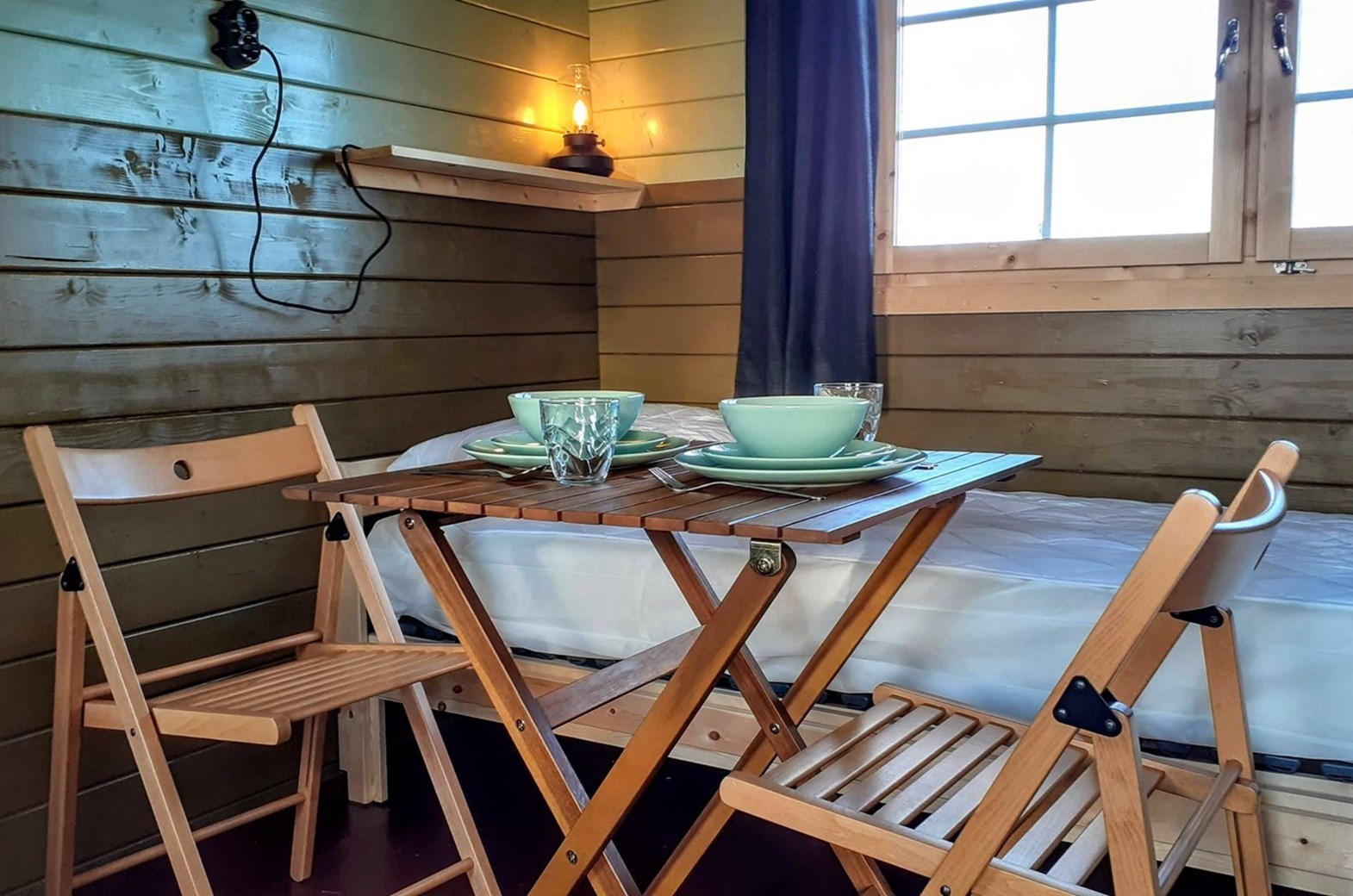 Trekkershut bij Poldermolen de Puollen