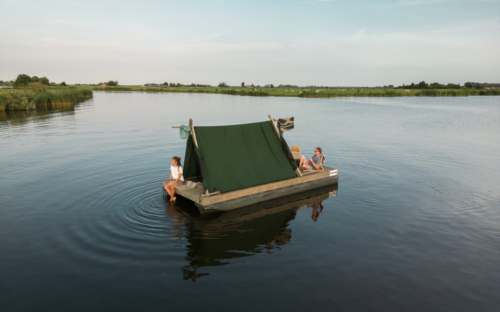 kampeervlot met motor