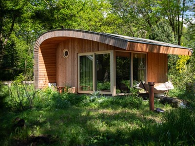 Bijzonder vormgegeven Eco Tiny House Bijzonder vormgegeven Eco Tiny House