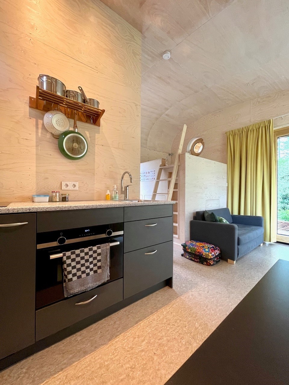 Bijzonder vormgegeven Eco Tiny House